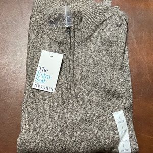 Croft & Barrow extra soft quarter zip sweater